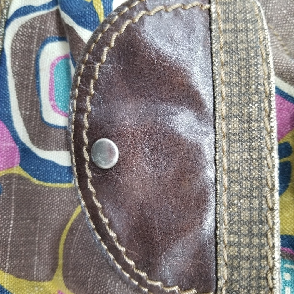 ✅ Fossil Canvas Hobo Shoulder Bag - Picture 8 of 8